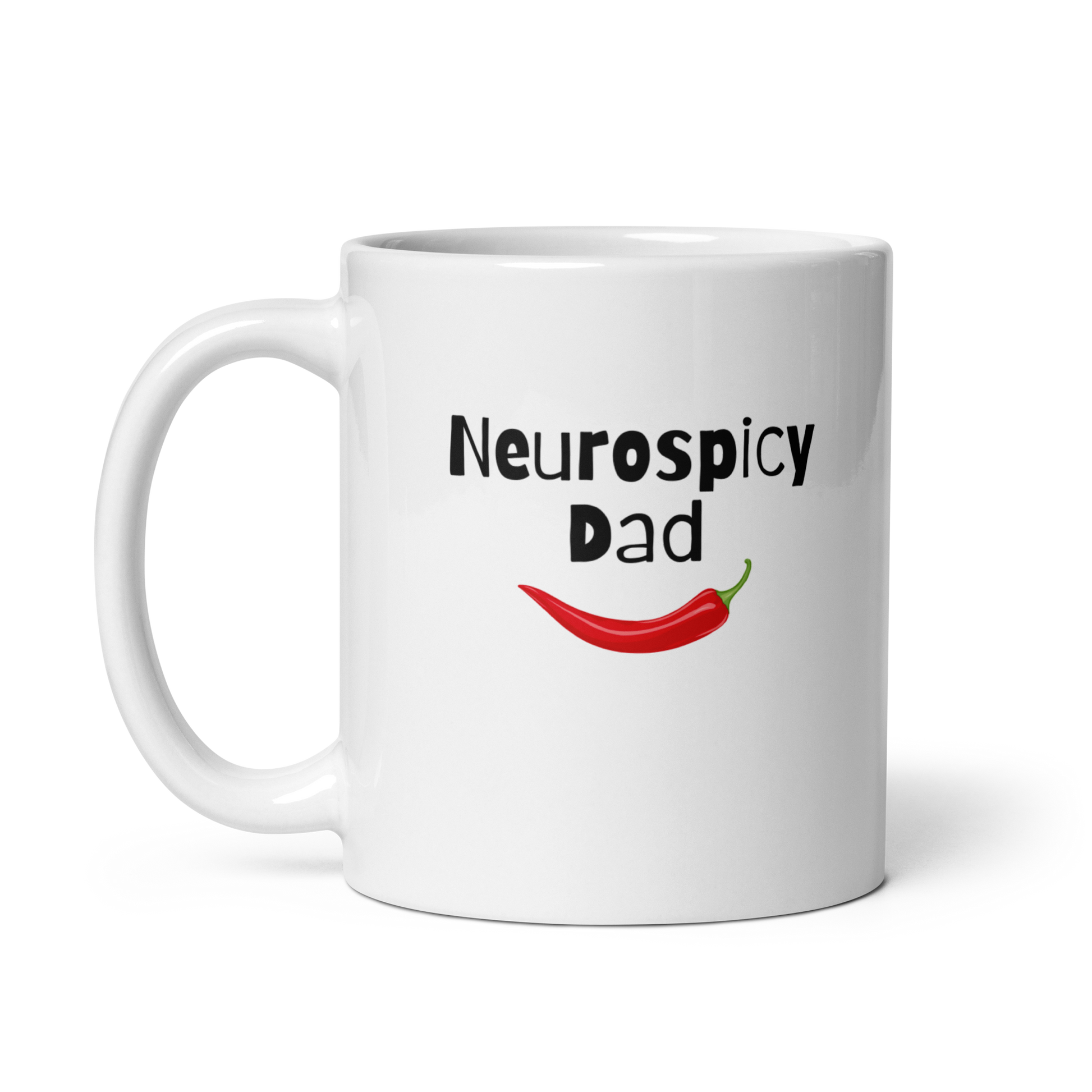 Neurospicy Dad | White Glossy Mug | The Neurospicy Store