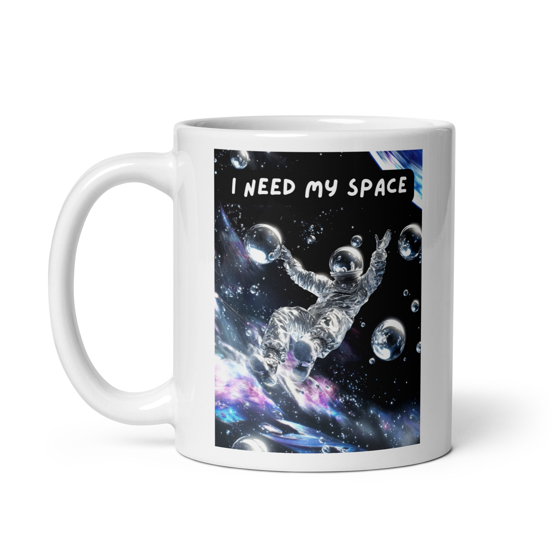 I Need My Space | White Glossy Mug | The Neurospicy Store