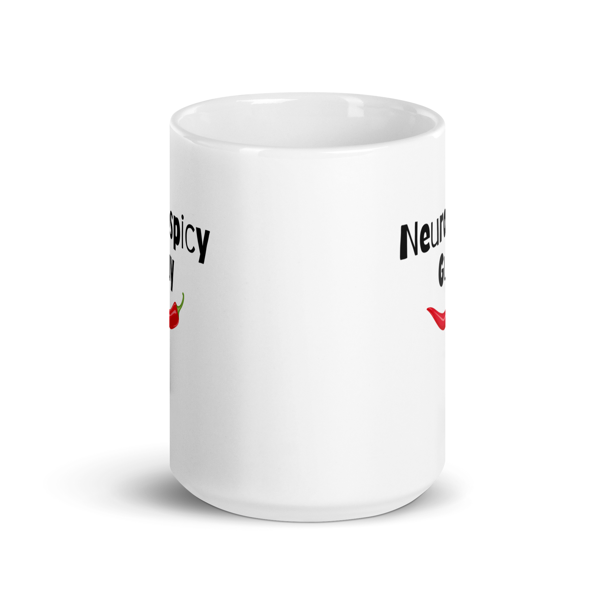 Neurospicy Guy | White Glossy Mug | The Neurospicy Store