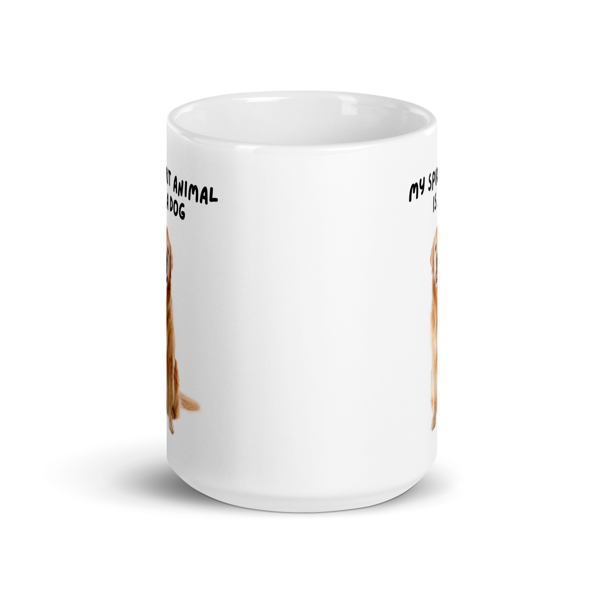 My Spirit Animal Is A Dog | White Glossy Mug | The Neurospicy Store
