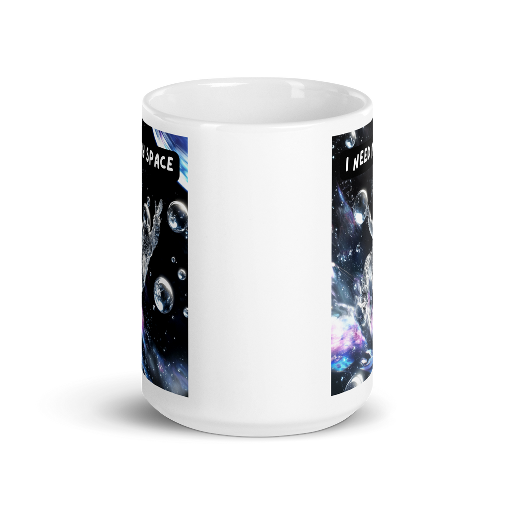 I Need My Space | White Glossy Mug | The Neurospicy Store