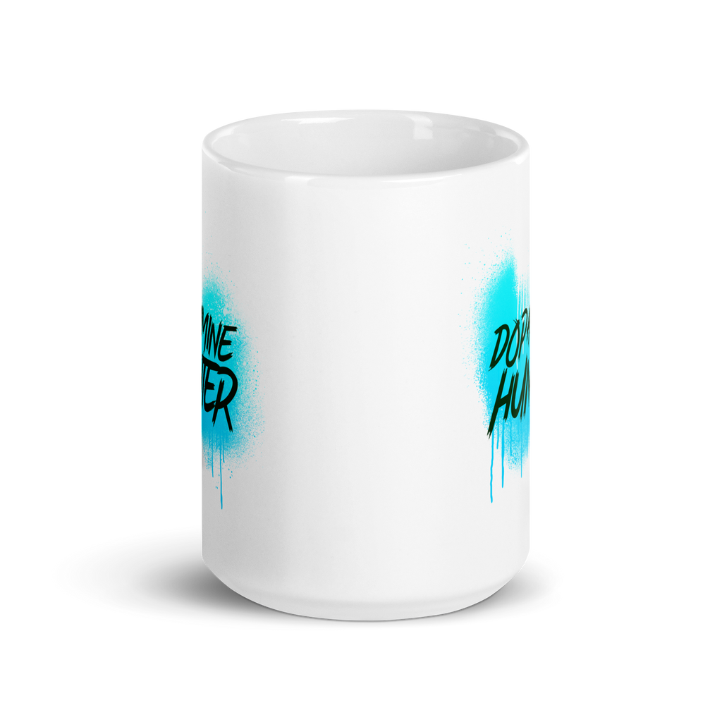 Dopamine Hunter | White Glossy Mug | The Neurospicy Store