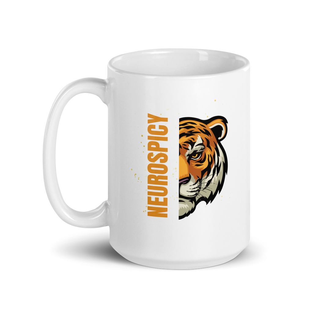 Neurospicy | White Glossy Mug | The Neurospicy Store