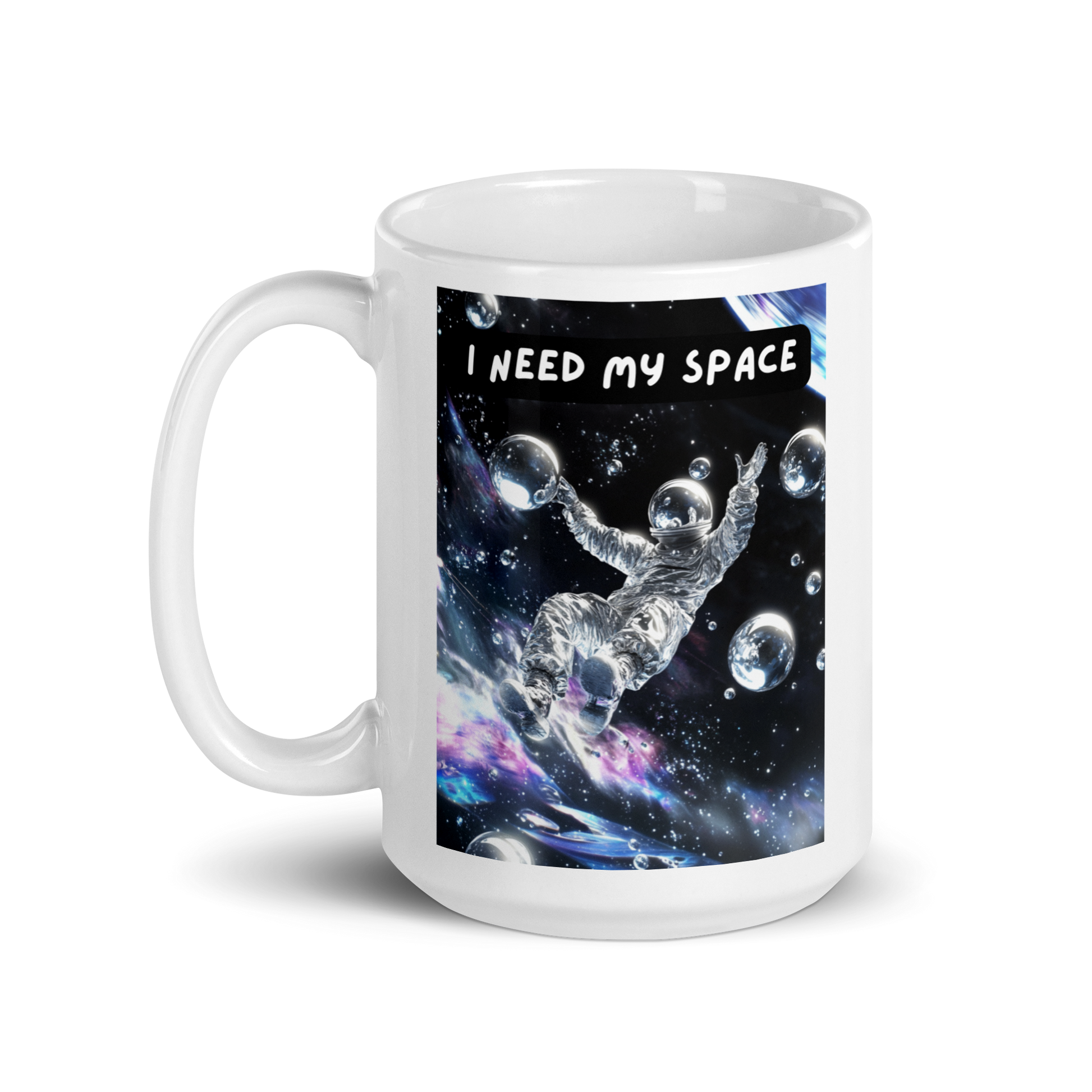I Need My Space | White Glossy Mug | The Neurospicy Store