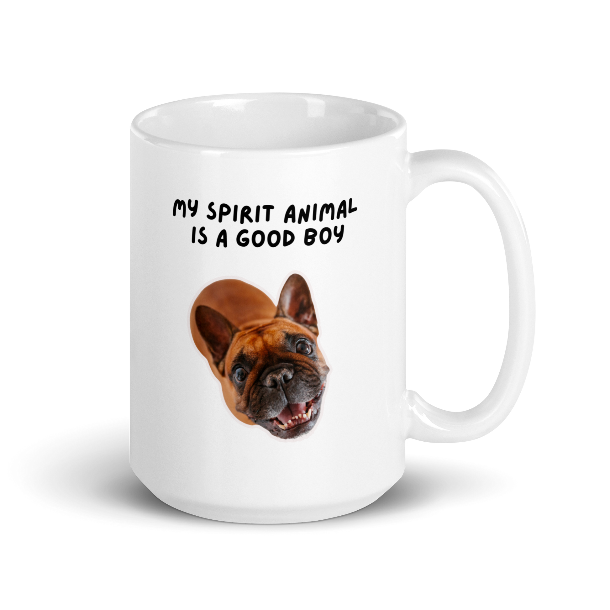 My Spirit Animal Is A Good Boy | White Glossy Mug | The Neurospicy Store 15 oz