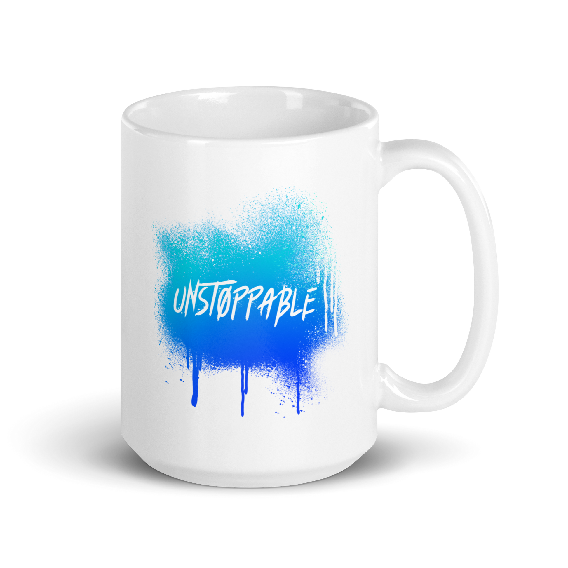 Unstoppable | White Glossy Mug | The Neurospicy Store 15 oz