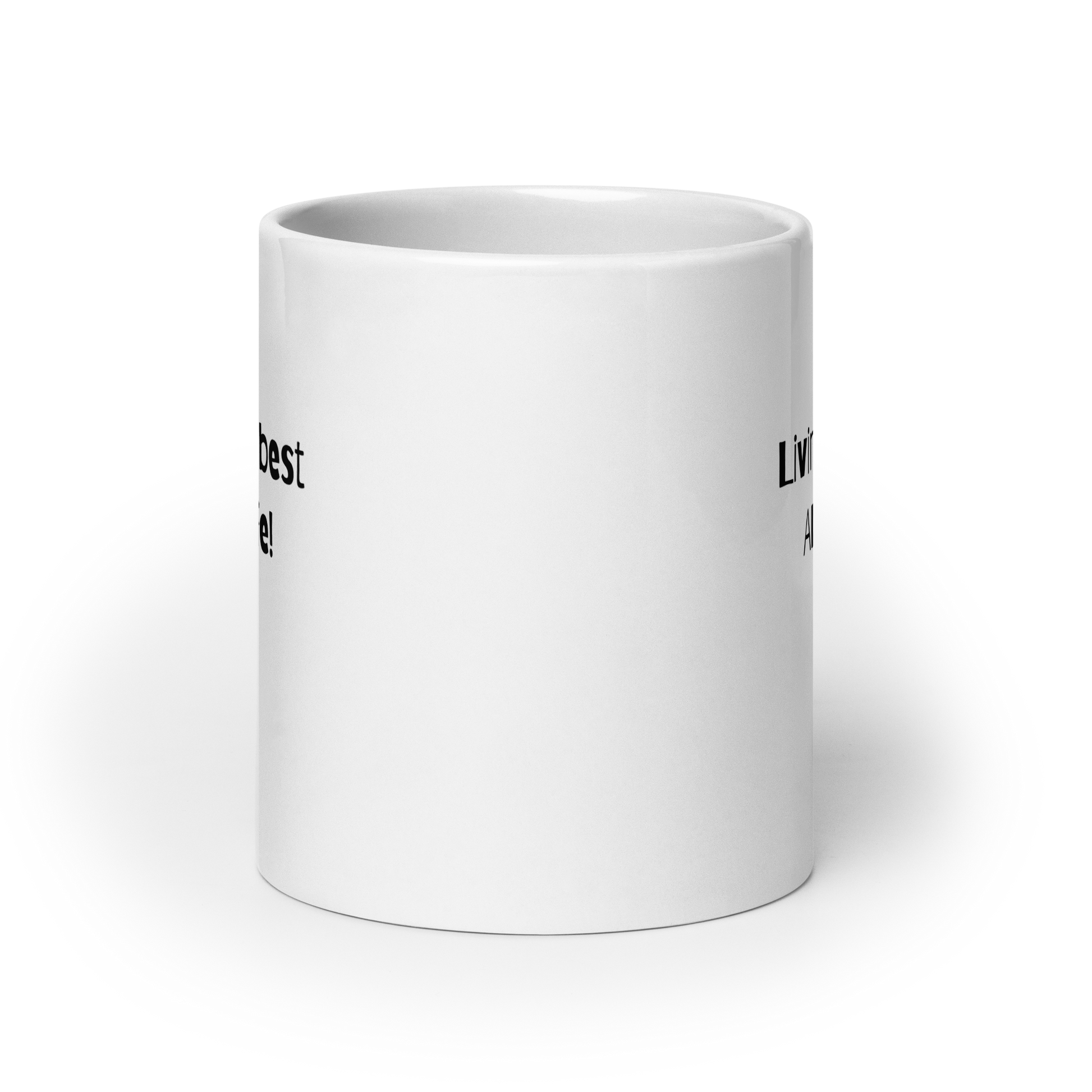 Living My Best ADHD Life! | White Glossy Mug | The Neurospicy Store