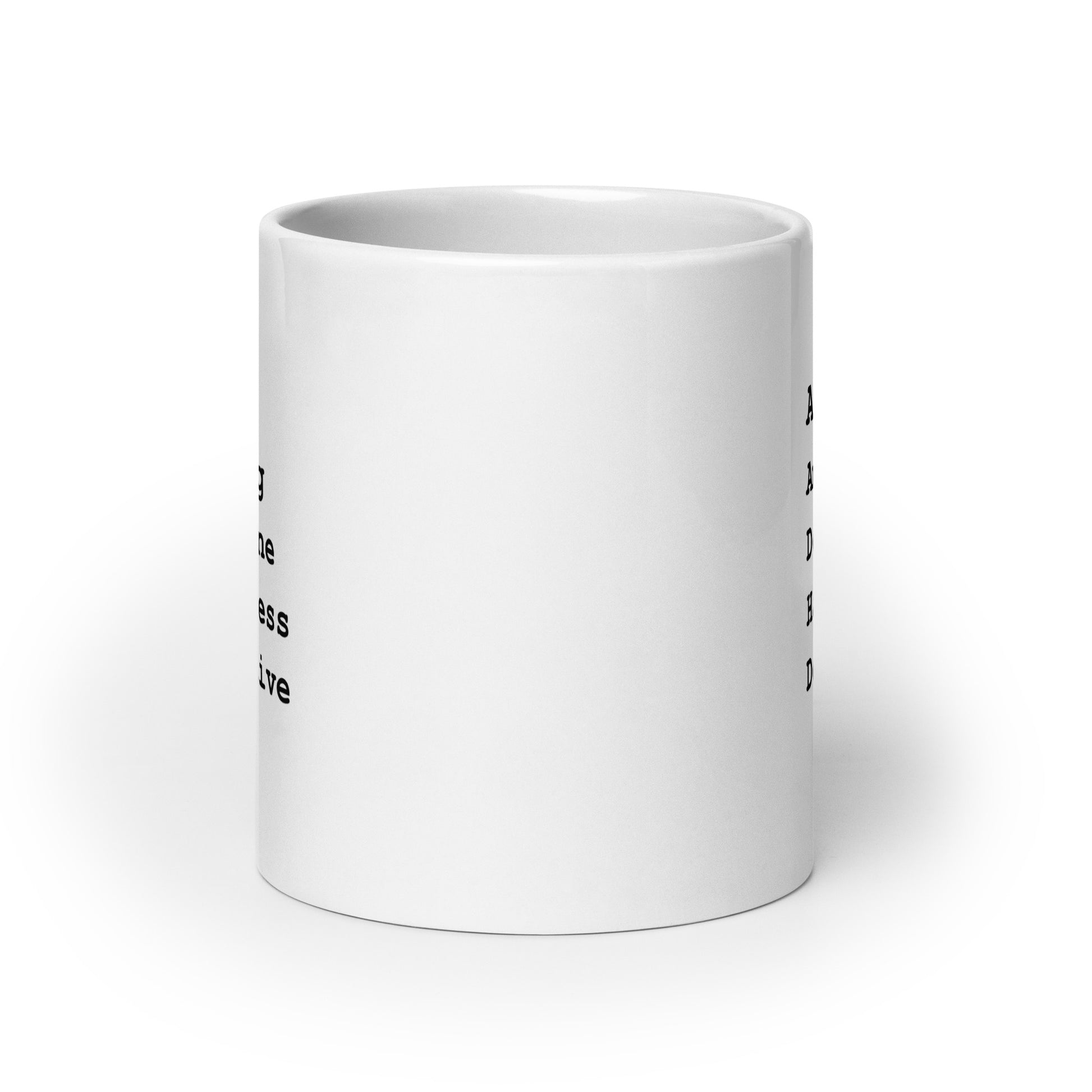 ADHD Amazing Dopamine Happiness Detective | White Glossy Mug | The Neurospicy Store