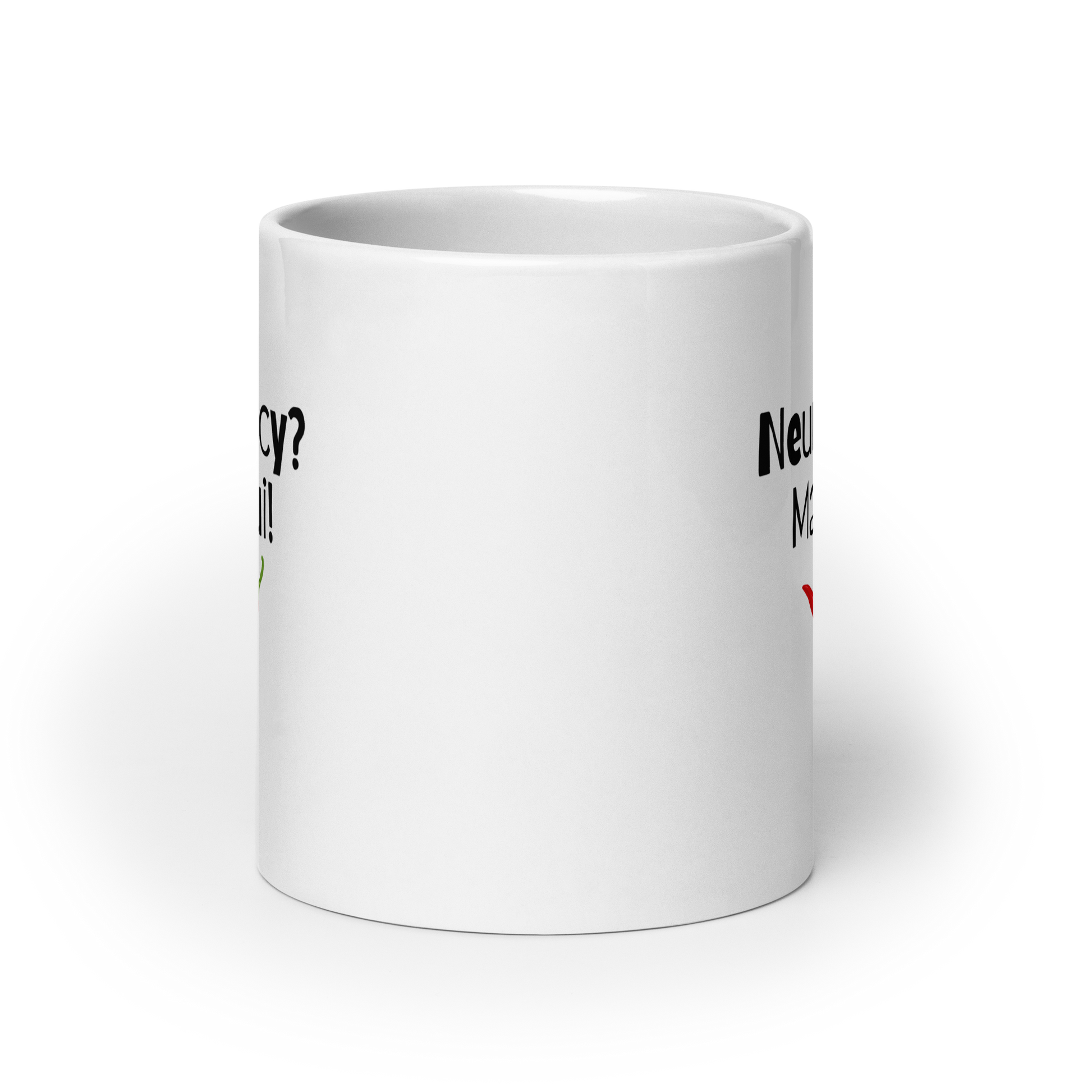 Neurospicy? Mais Qui! | White Glossy Mug | The Neurospicy Store