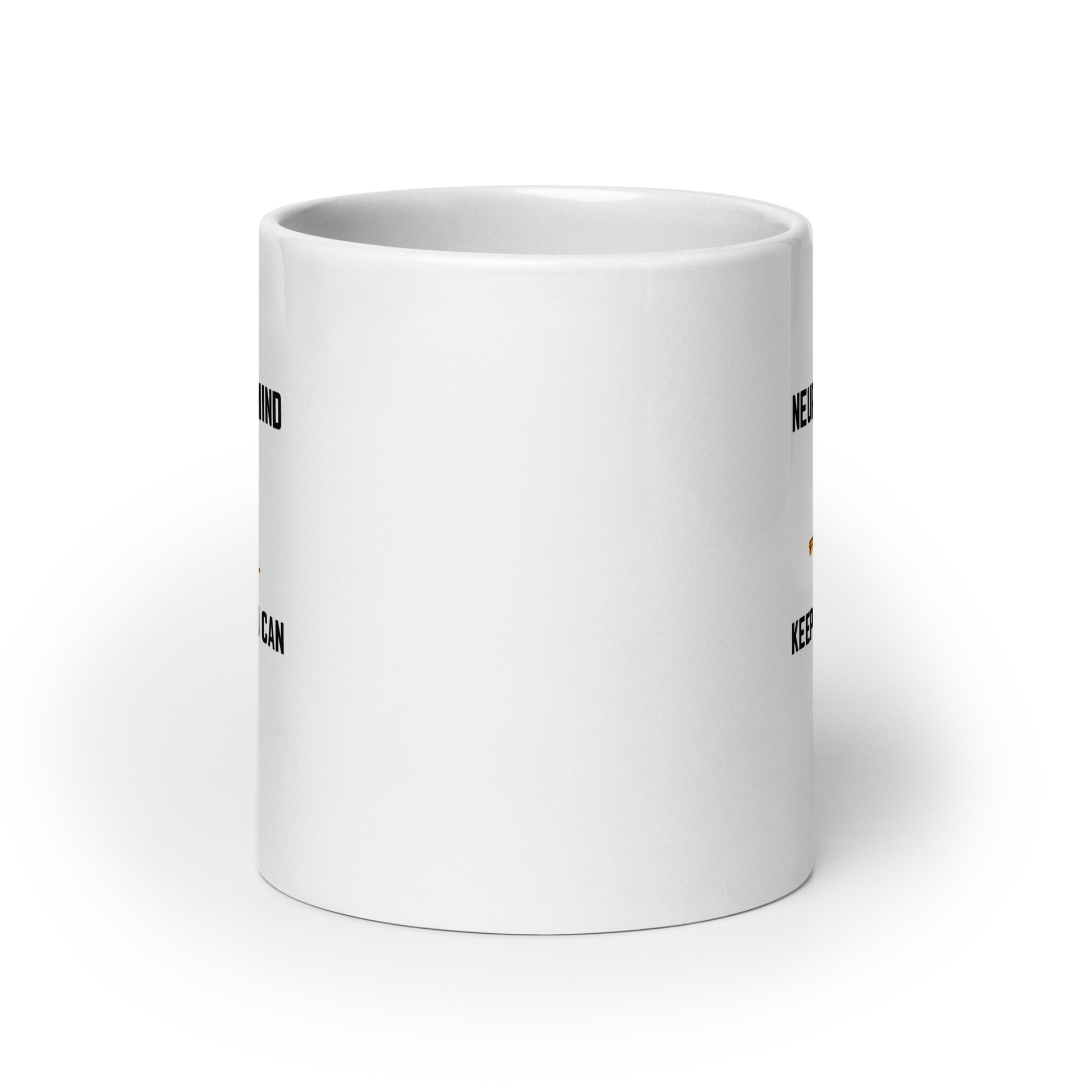 Neurospicy Mind Alert | Keep Up If You Can | White Glossy Mug | The Neurospicy Store