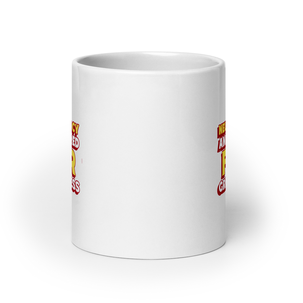 Neurospicy And Wired For Greatness | White Glossy Mug | The Neurospicy Store