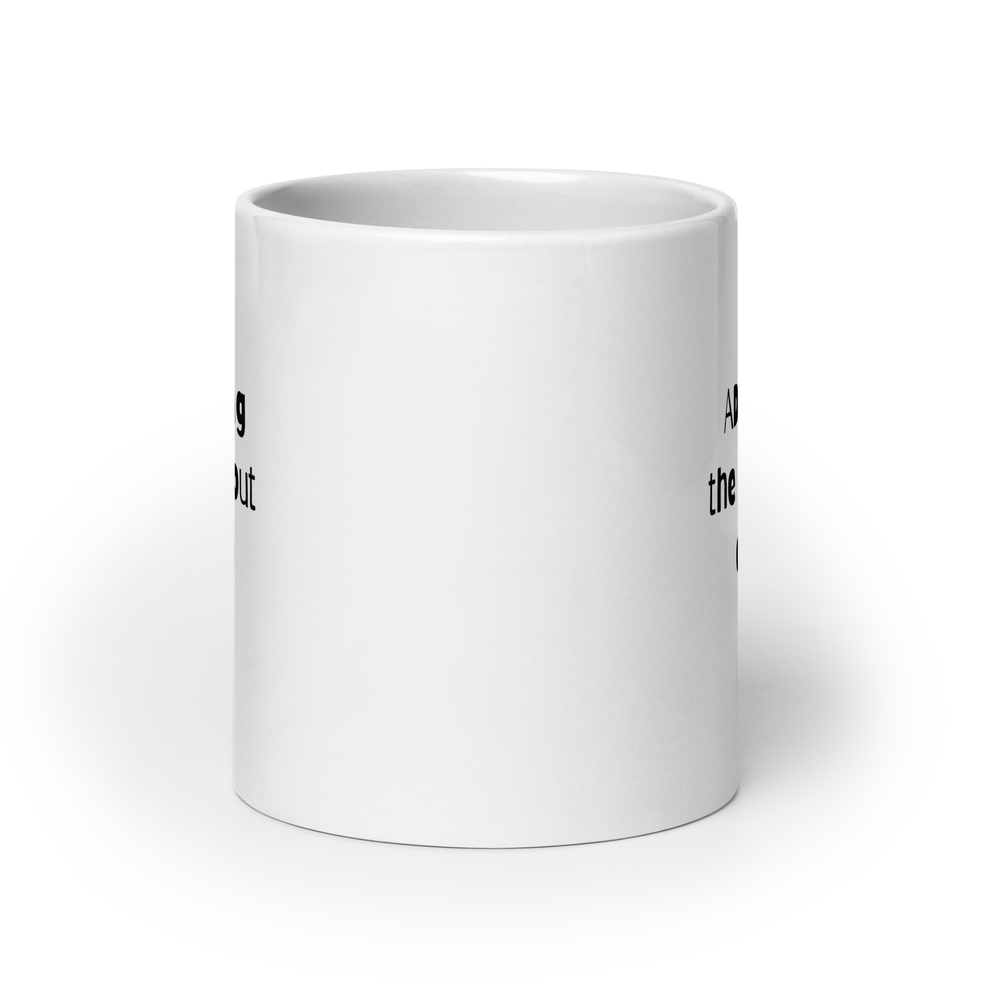 ADHD-Ing The Heck Out Of Life! | White Glossy Mug | The Neurospicy Store