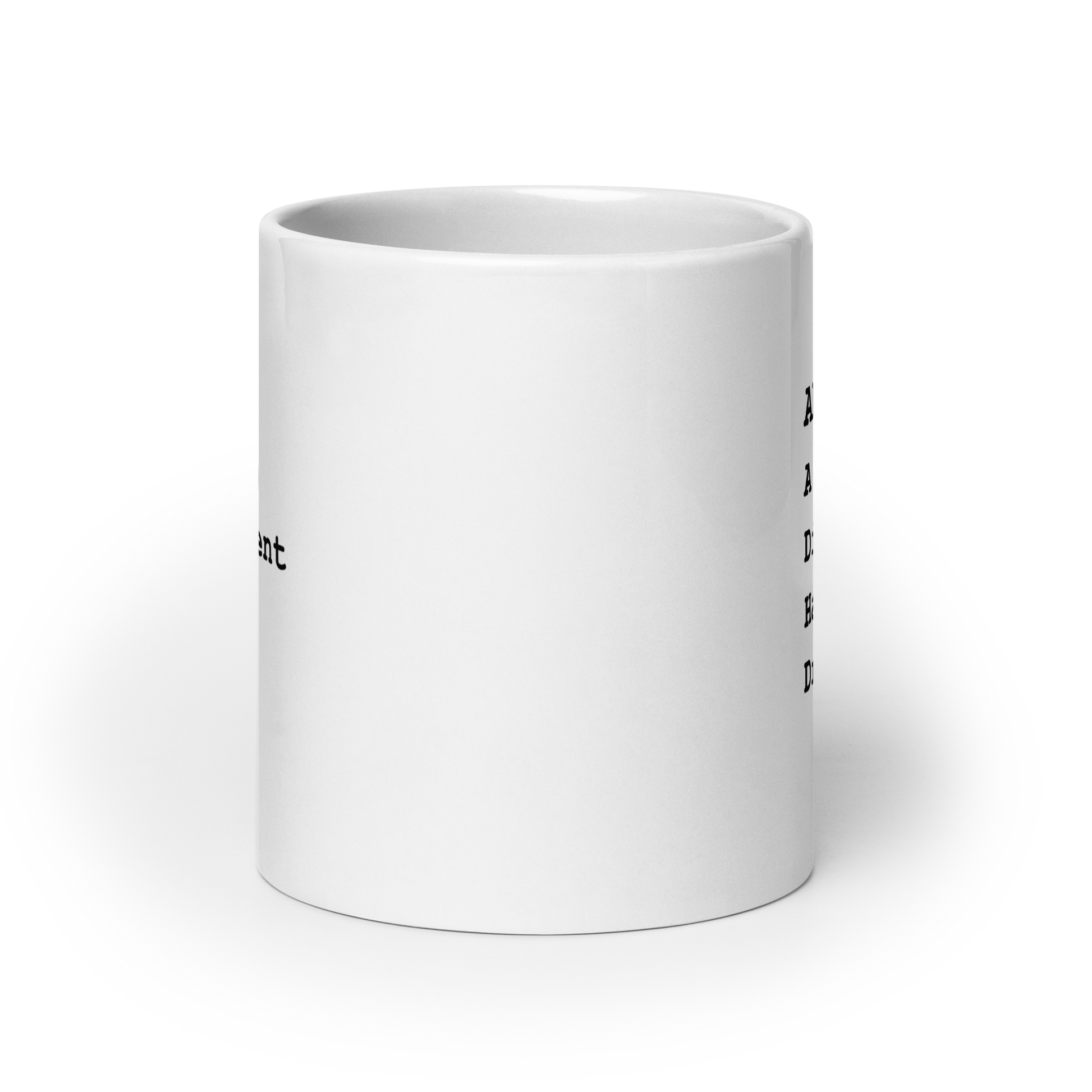 ADHD A (very) Different Hard Drive | White Glossy Mug | The Neurospicy Store