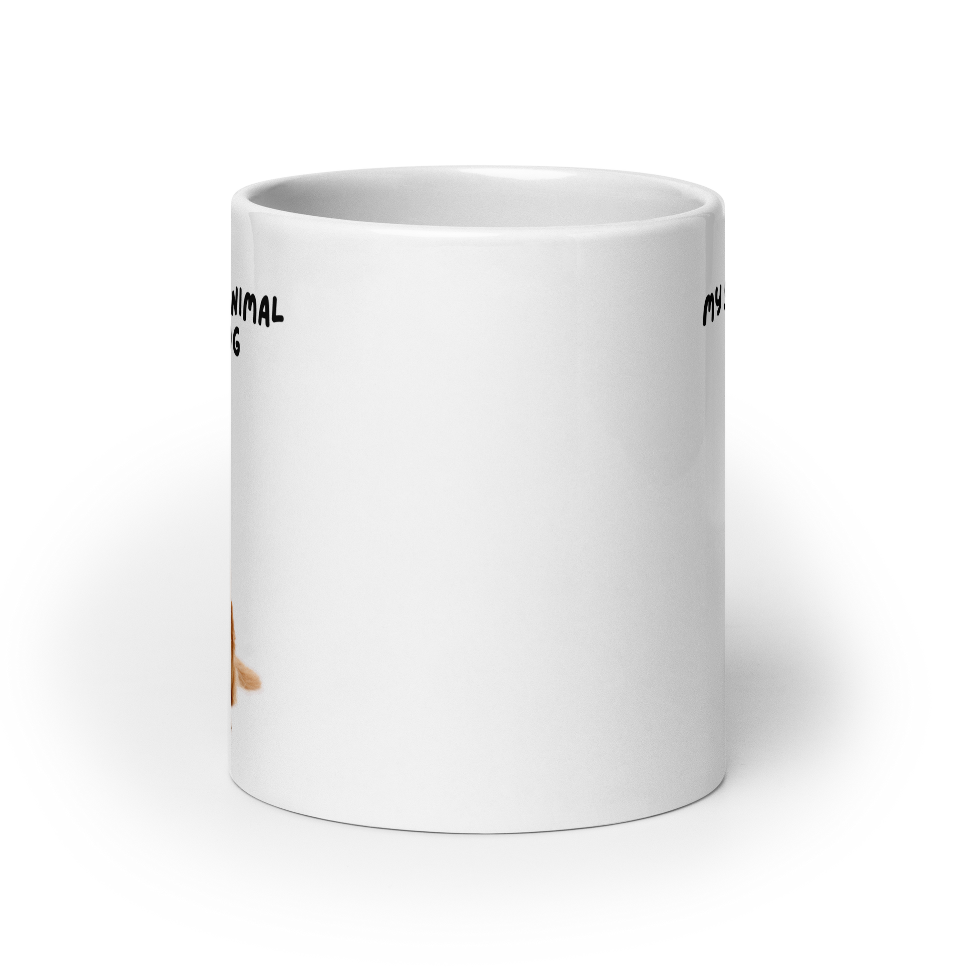 My Spirit Animal Is A Dog | White Glossy Mug | The Neurospicy Store
