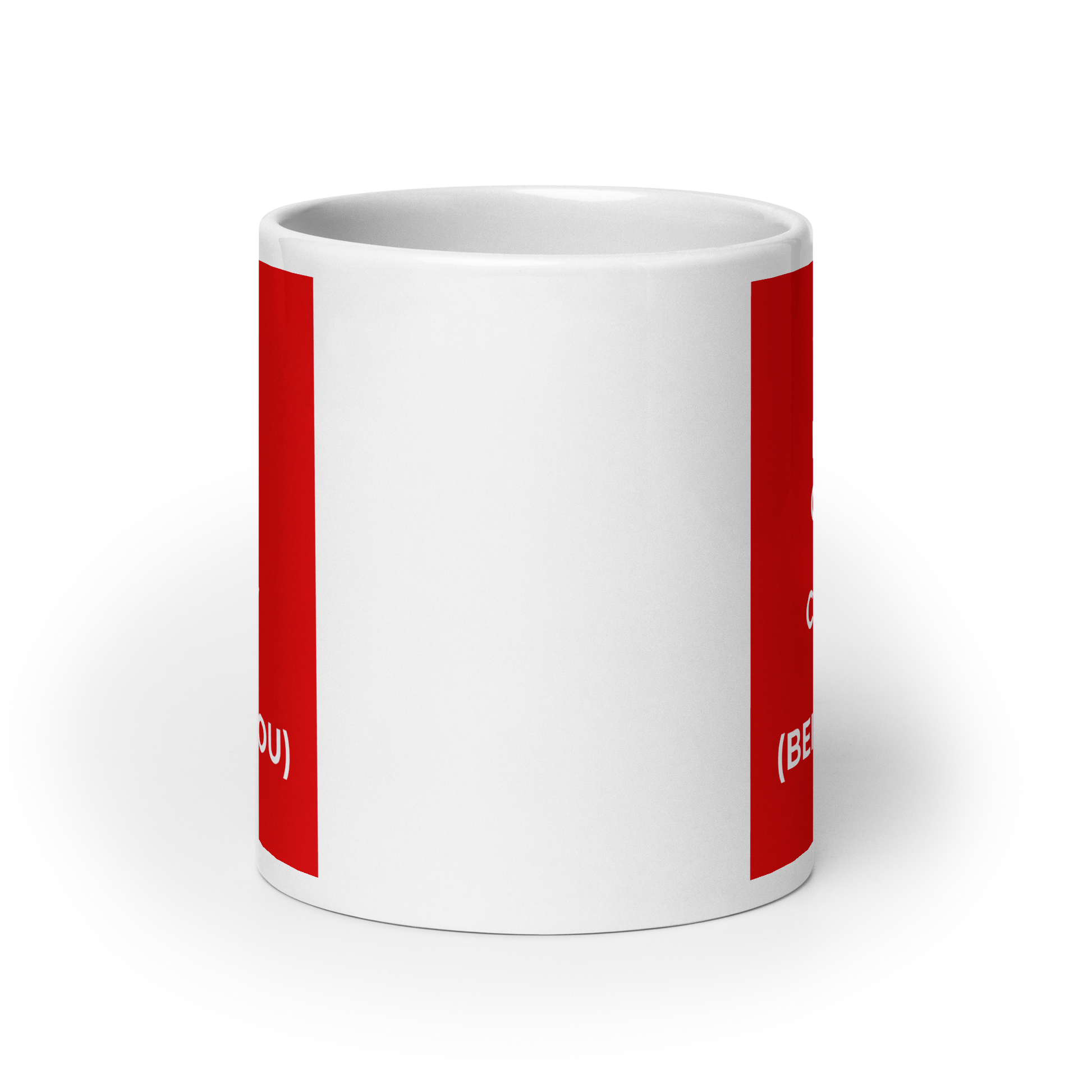 Keep Calm And Carry On (Being You) | White Glossy Mug | The Neurospicy Store