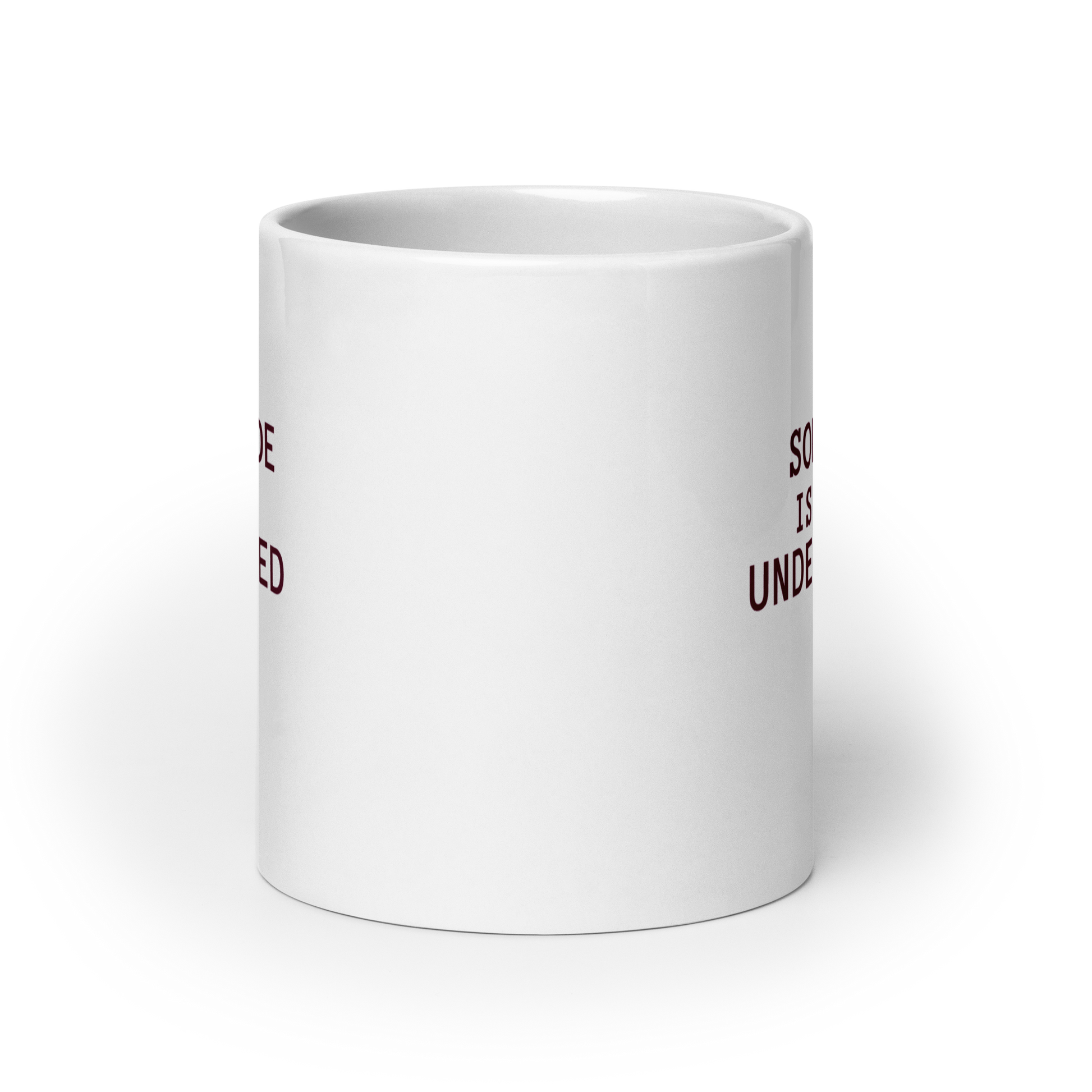 Solitude Is Underrated | White Glossy Mug | The Neurospicy Store