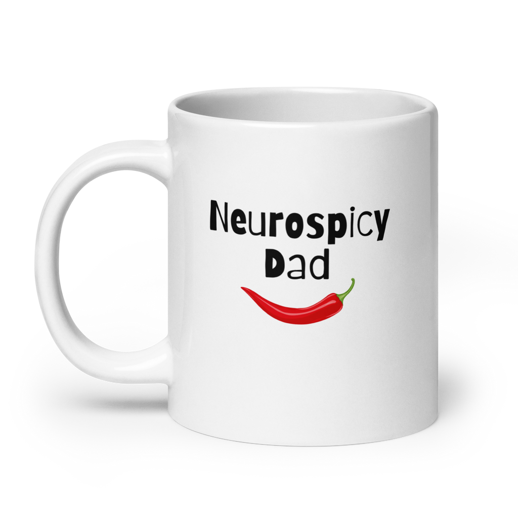 Neurospicy Dad | White Glossy Mug | The Neurospicy Store