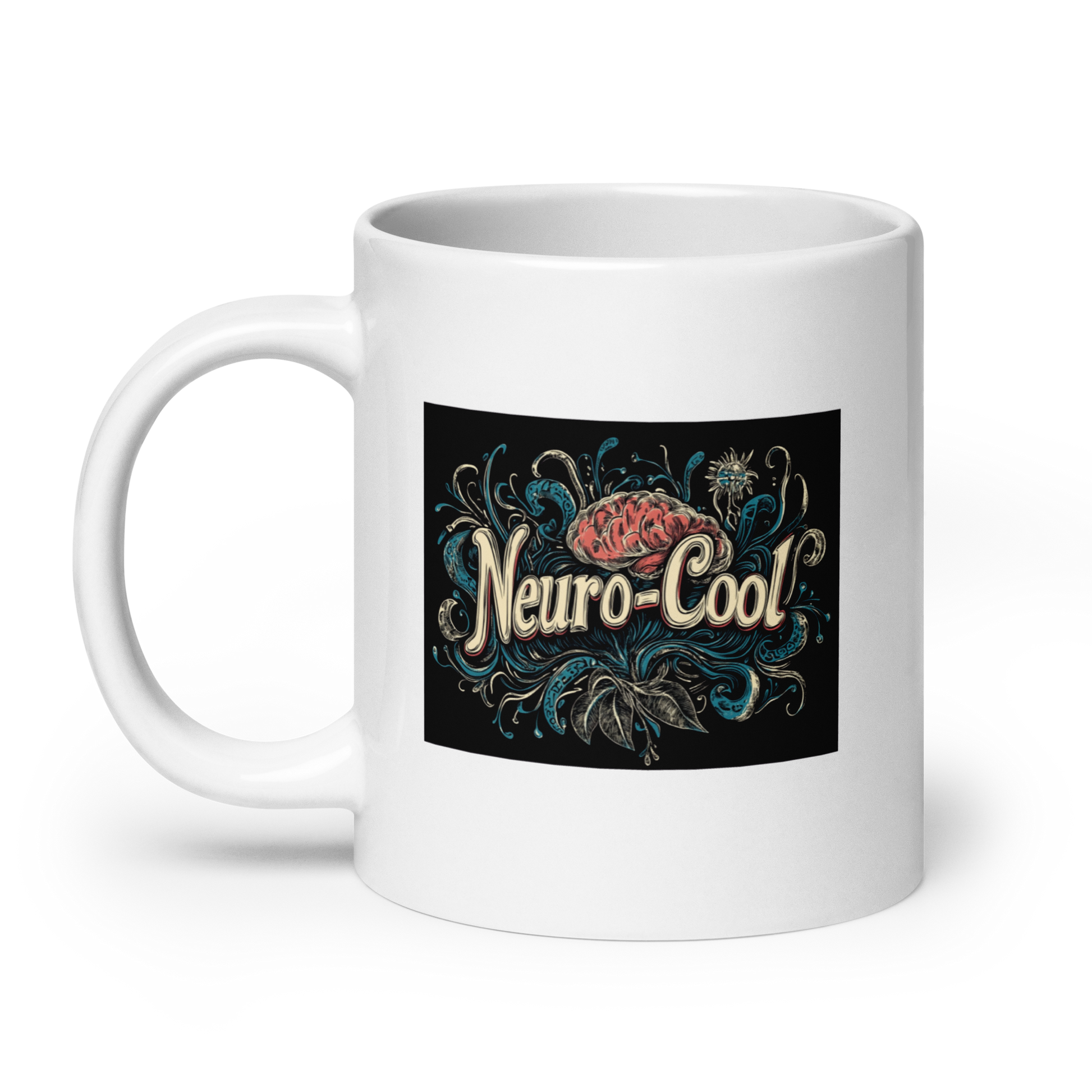 Neuro-Cool | White Glossy Mug | The Neurospicy Store