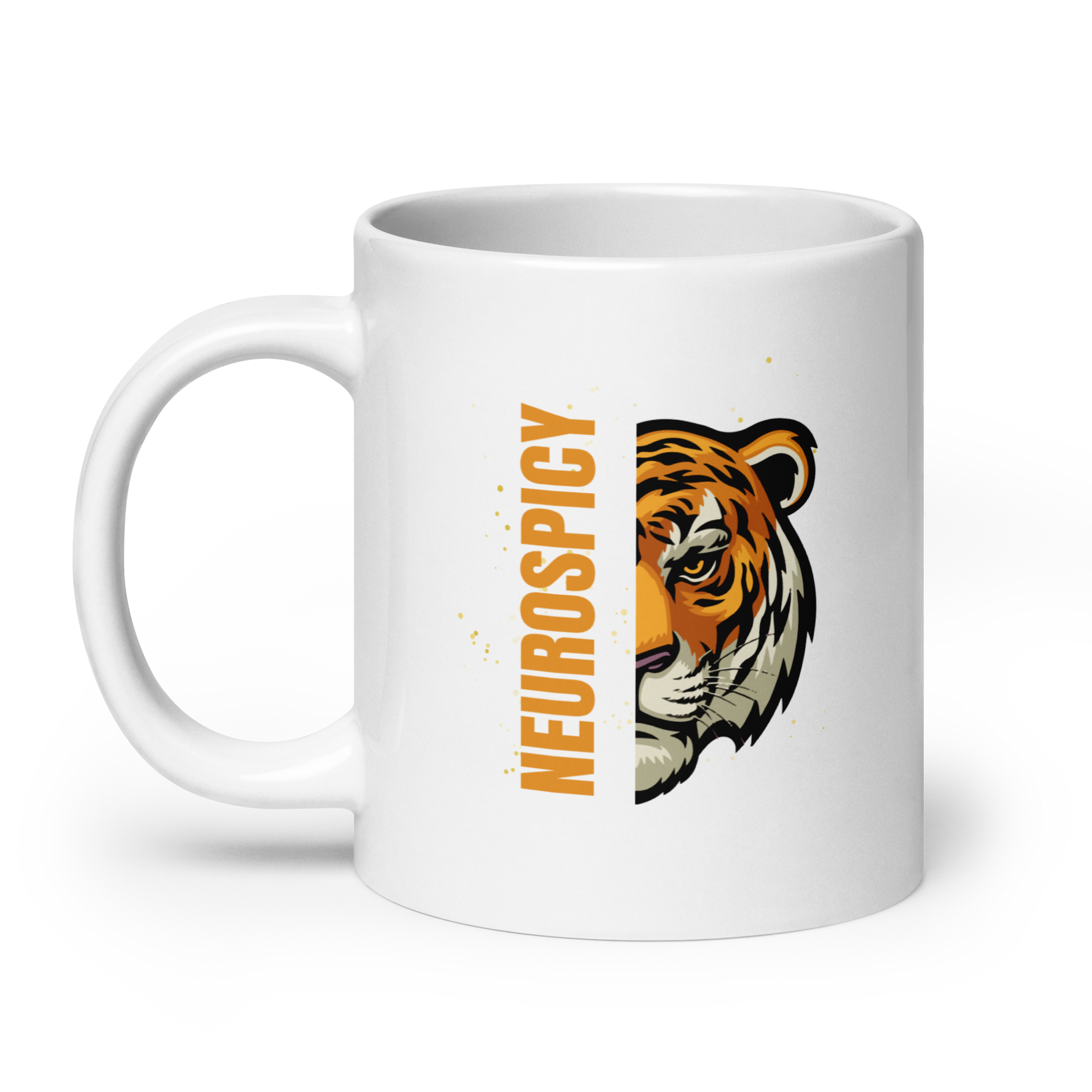 Neurospicy | White Glossy Mug | The Neurospicy Store