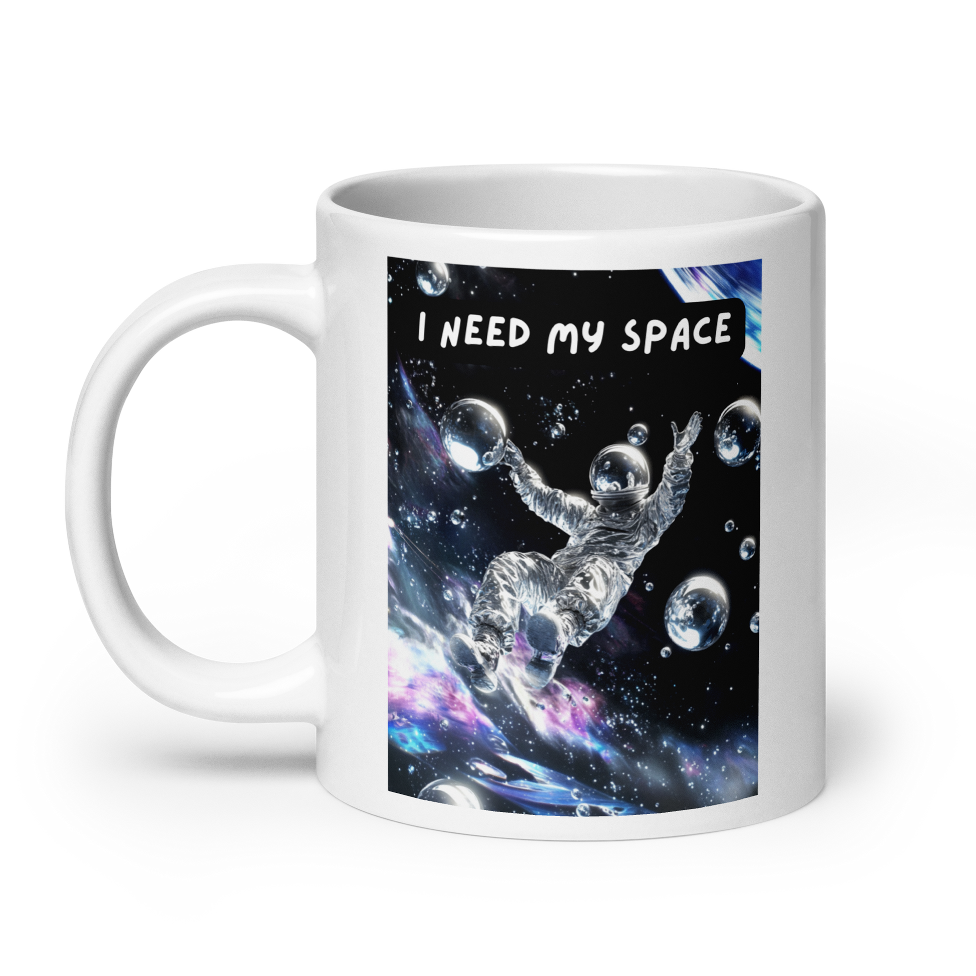 I Need My Space | White Glossy Mug | The Neurospicy Store